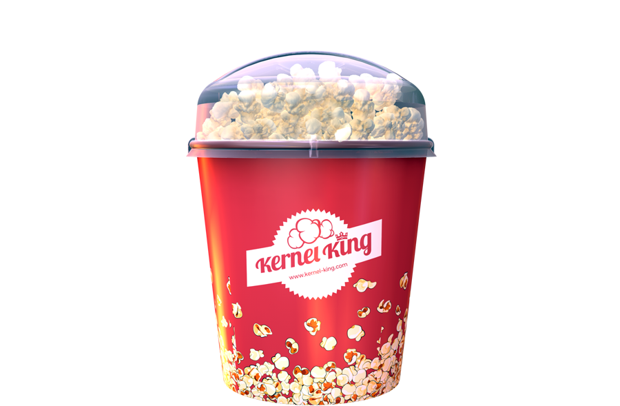 Kernel king bucket with lid